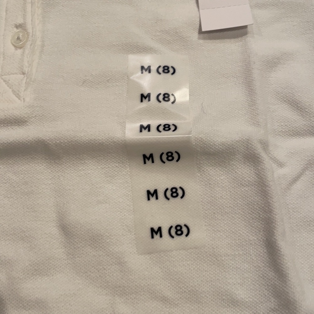 Girls shirt sleeves white polo shirt! - Picture 2 of 6
